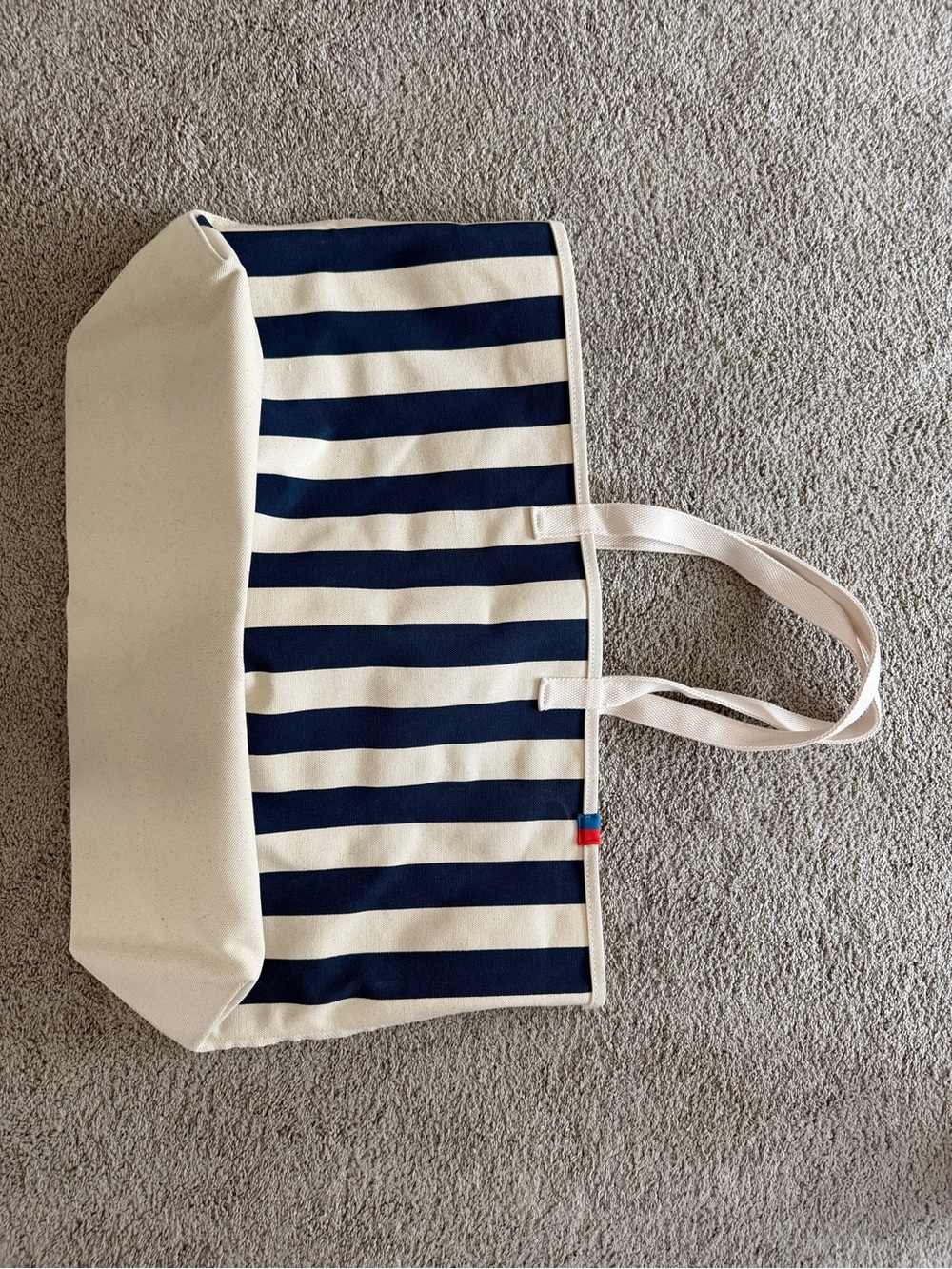 KULE The Over The Shoulder All Over Striped Tote NWT